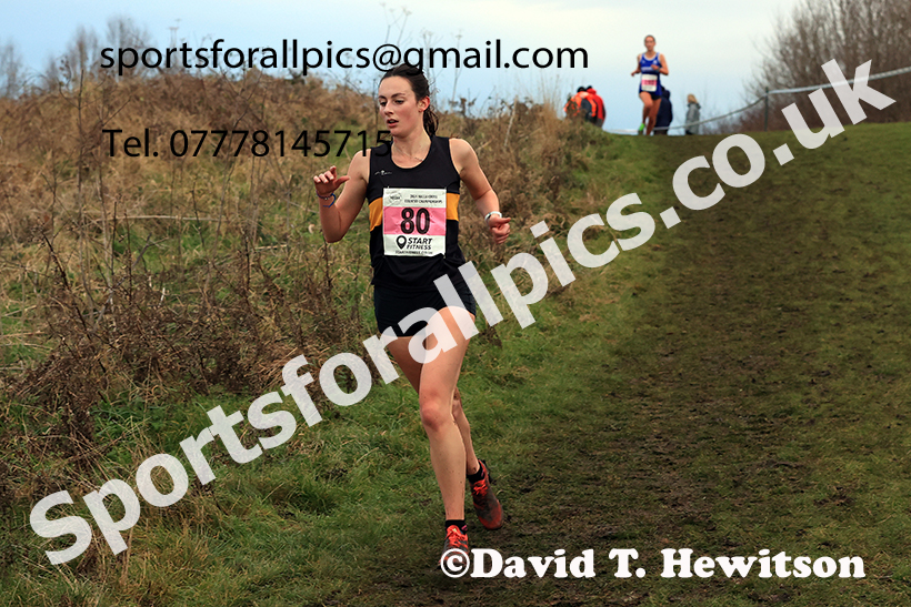 Senior womens 2024 NECAA Cross Country Champs., Temple Park, South Shields. Photo: David T. Hewitson/Sports for All Pics